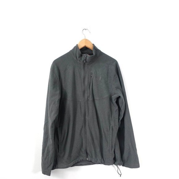 The North Face Jacket Mens Size XL‎ Gray Fleece Full Zip Soft Outdoor Polartec - Picture 1 of 8